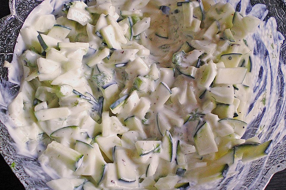 Fenchel - Zucchini - Salat