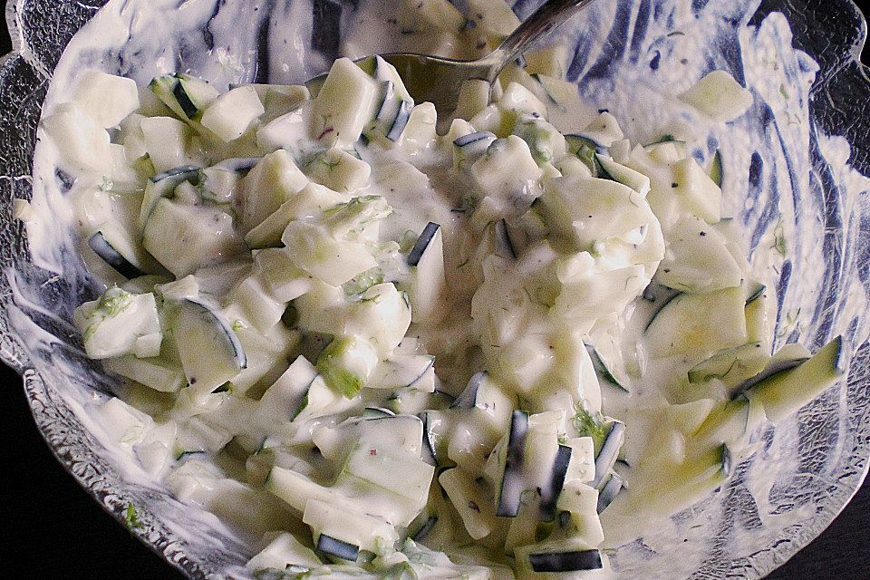 Fenchel - Zucchini - Salat