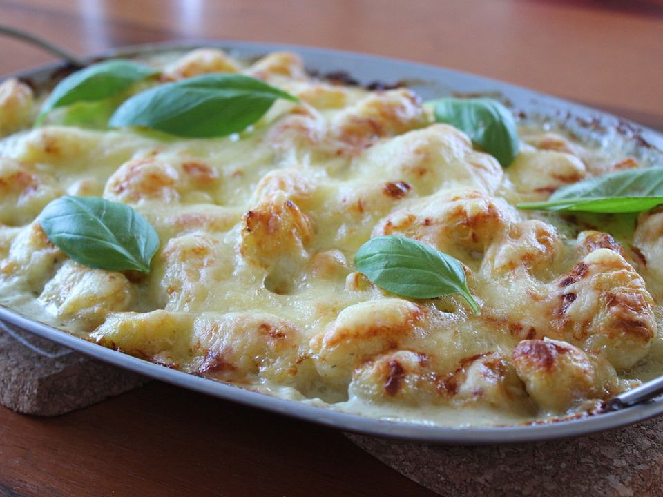 Überbackene Gnocchi mit Käse von JuliGro| Chefkoch
