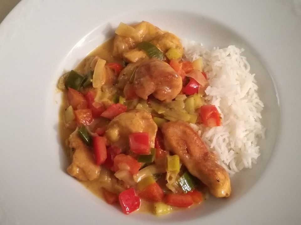 Hühnerragout mit Mangochutney von korinte777| Chefkoch