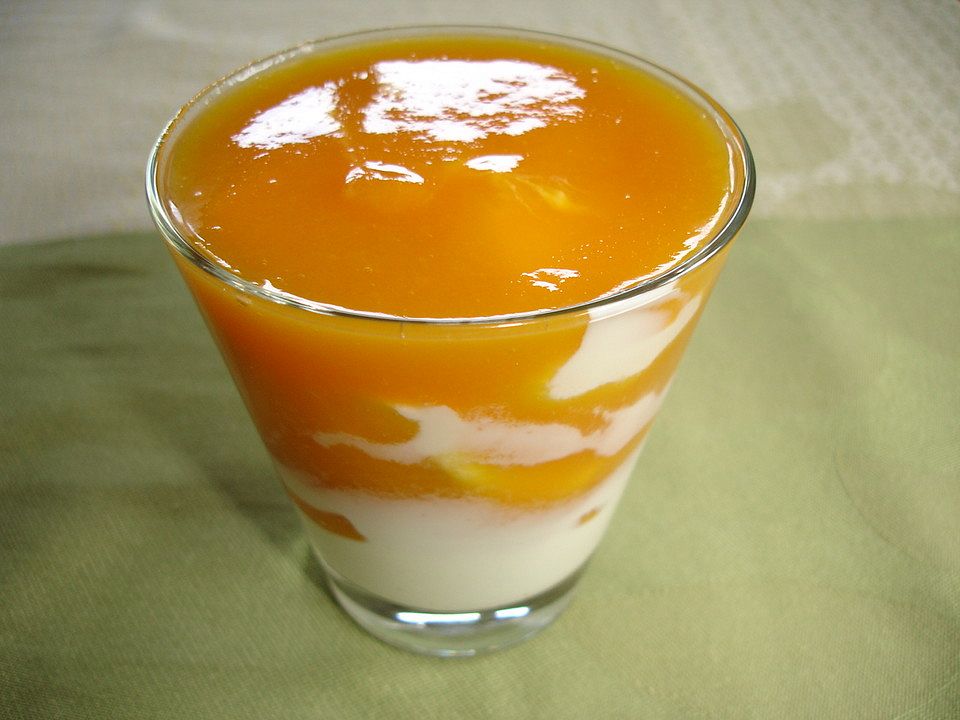 Mango-Blitzdessert mit Joghurt und Quark von dodith | Chefkoch
