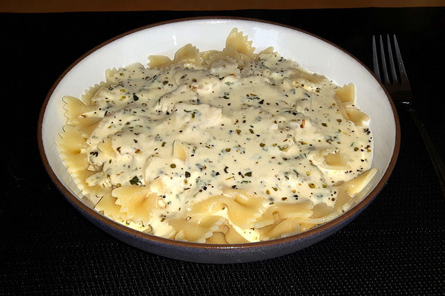 Farfalle mit Käse-Kräuter-Sauce| Chefkoch