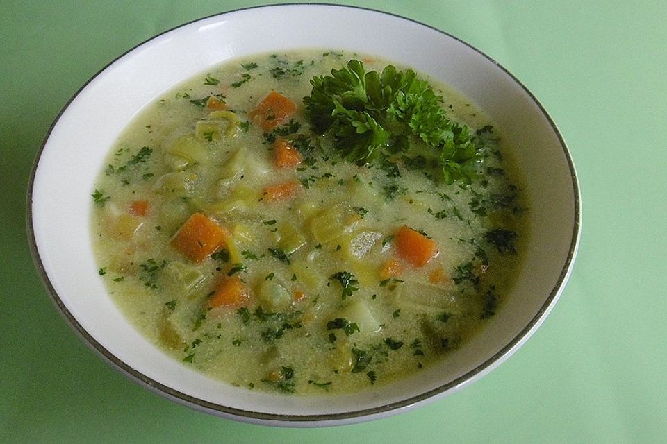 Cremesuppe Gärtnerinnen Art