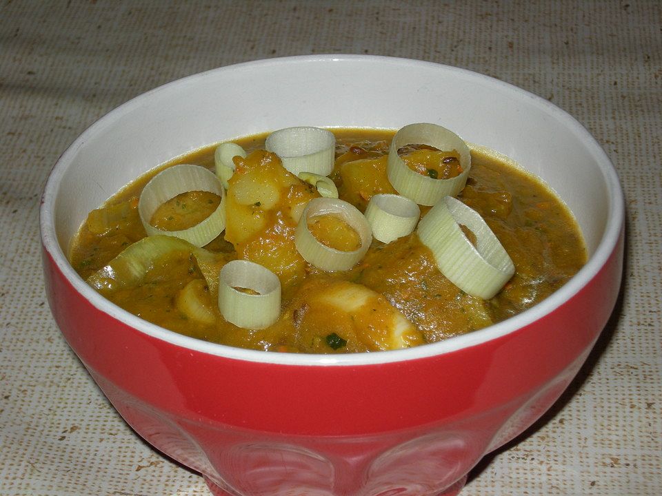 Würziger Kürbis-Zucchini-Lauchtopf mit Kartoffeln von Koklöppel| Chefkoch