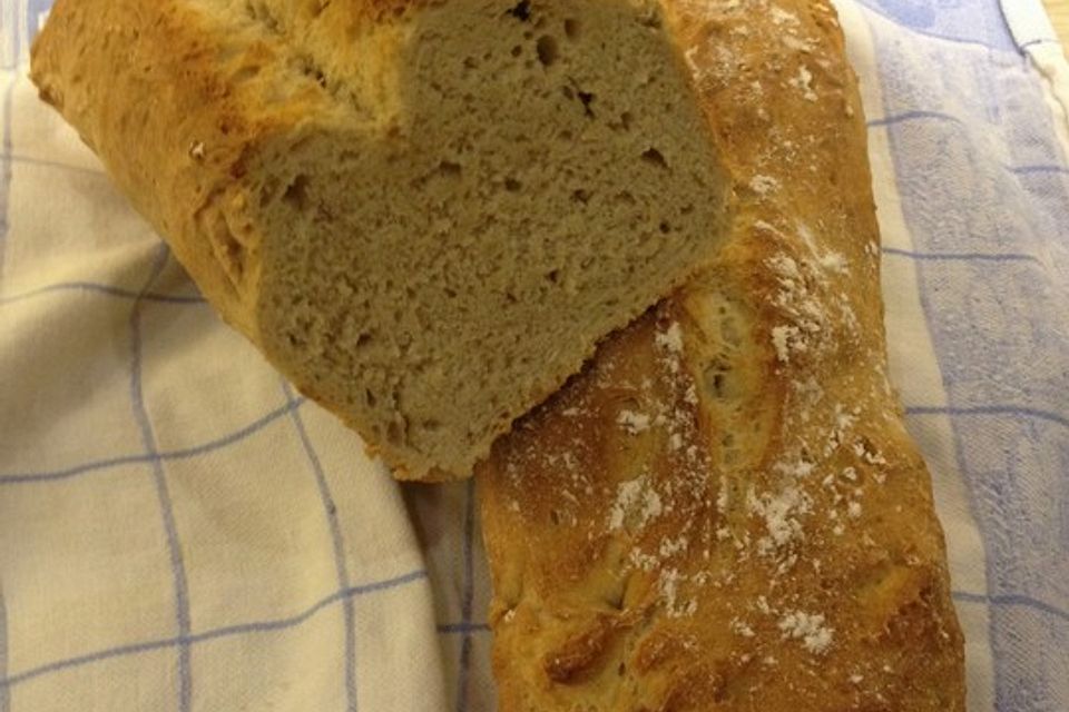 Weizen - Vollkorn - Brot mit Hefe