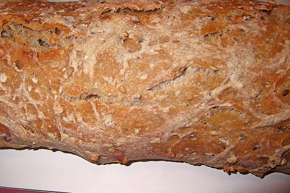 Weizen - Vollkorn - Brot mit Hefe