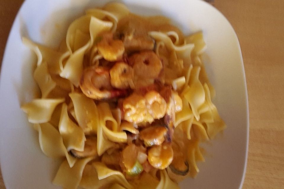 Sauce Frutti di Mare zu Pasta