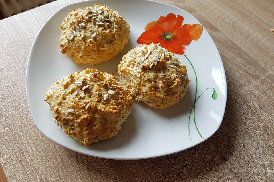 Haferflocken-Brötchen