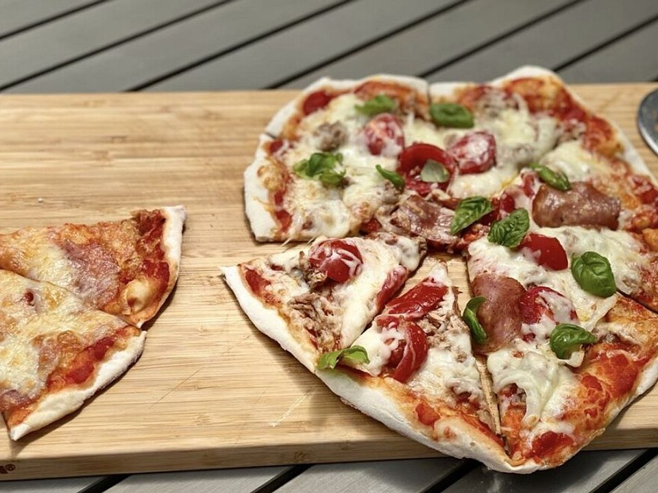 Pizzateig mit Quark ohne Öl und ohne Hefe von easyfitdelicious| Chefkoch