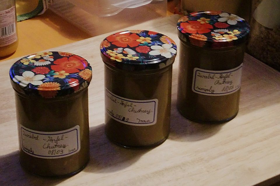 Zwiebel - Apfel - Chutney