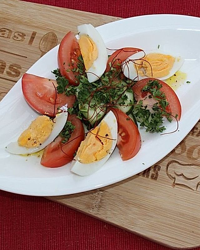 Schneller Gurken-Tomaten-Salat