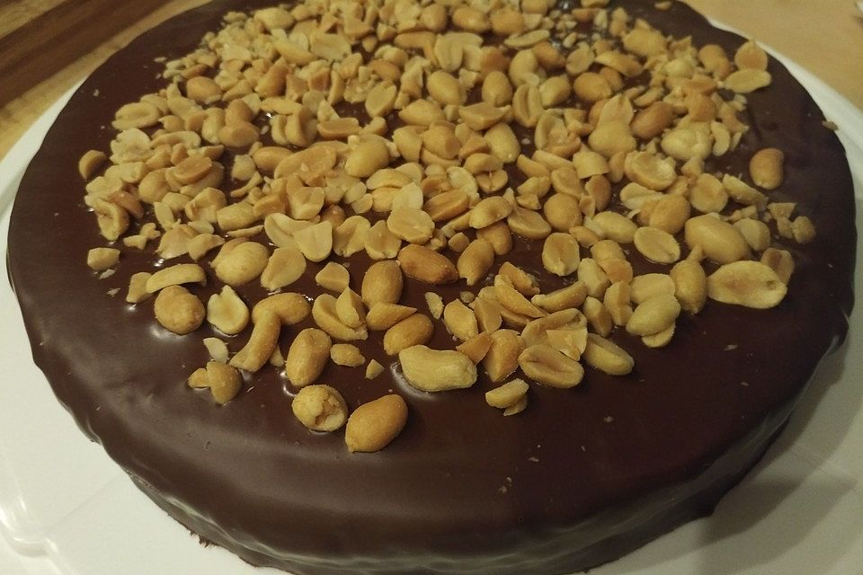 Vegane Snickerstorte