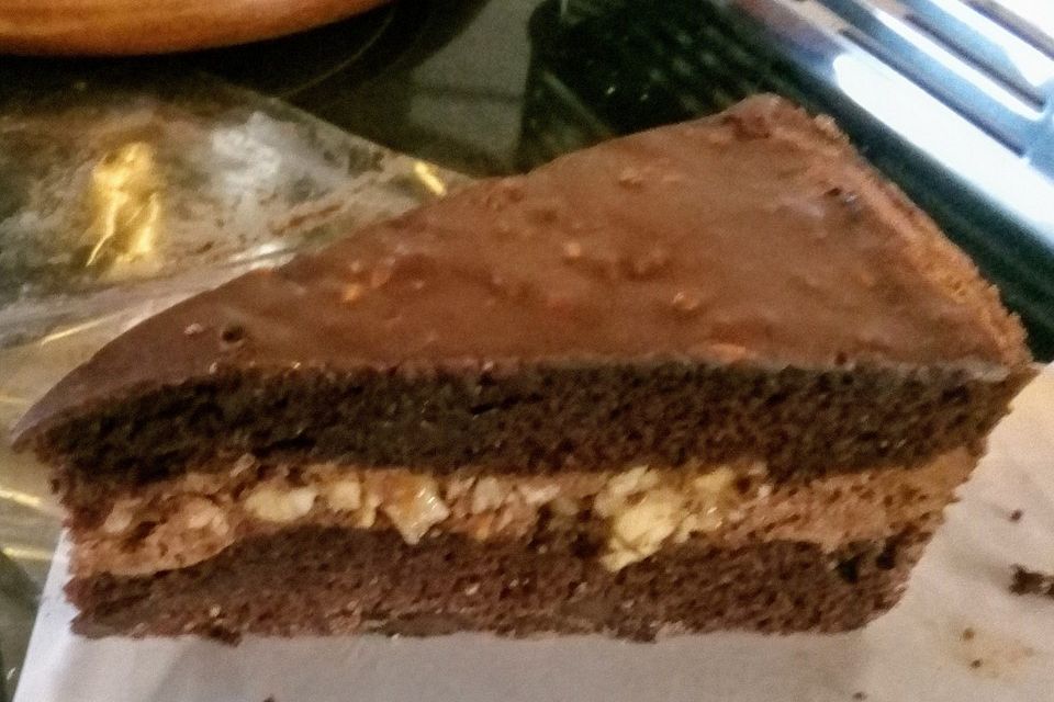 Vegane Snickerstorte