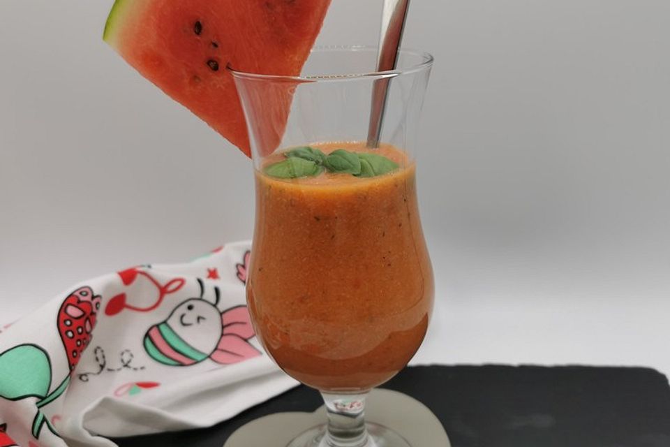 Wassermelonen-Tomaten-Gazpacho