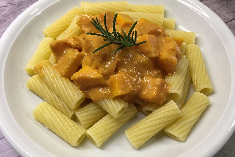 Penne alla Kürbis