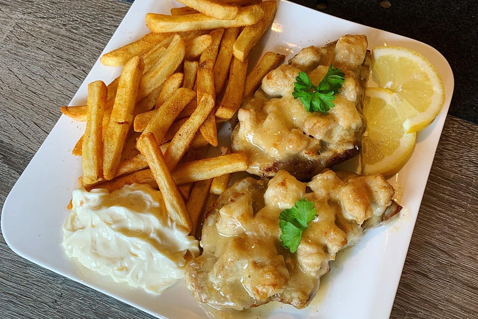 Steak au Four - überbackene Schweinesteaks