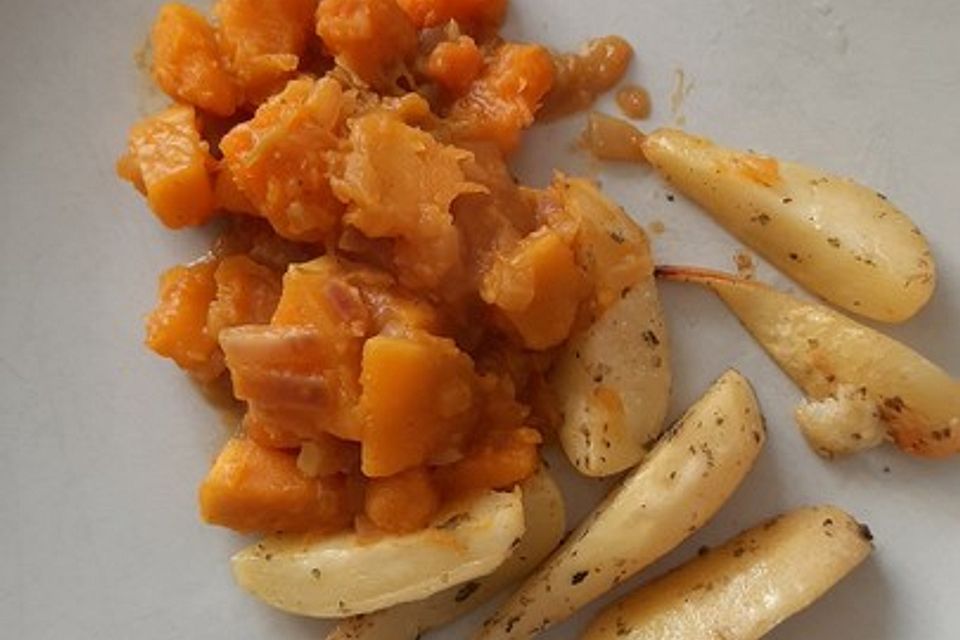 Vegane Kürbis-Zwiebel-Sauce