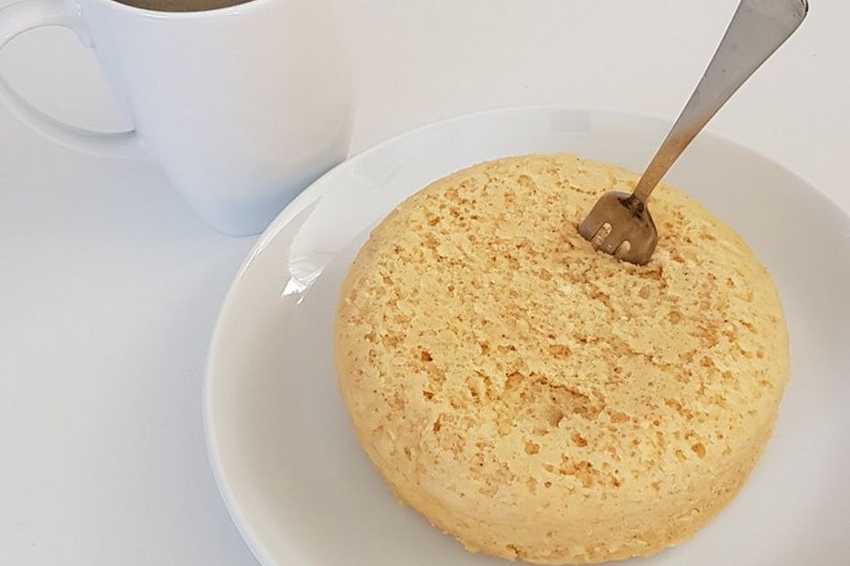 Mikrowellenkuchen, kalorienreduziert