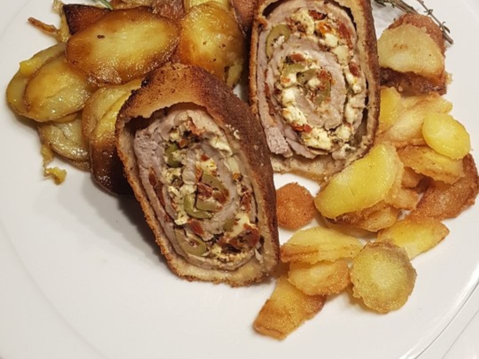 Mediterranes Cordon bleu mit Feta und Oliven von Eisbaerbonzo | Chefkoch