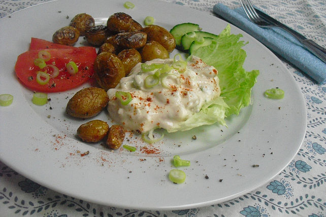 Frischkäse - Dip mit Frühlingszwiebeln von Müsje| Chefkoch