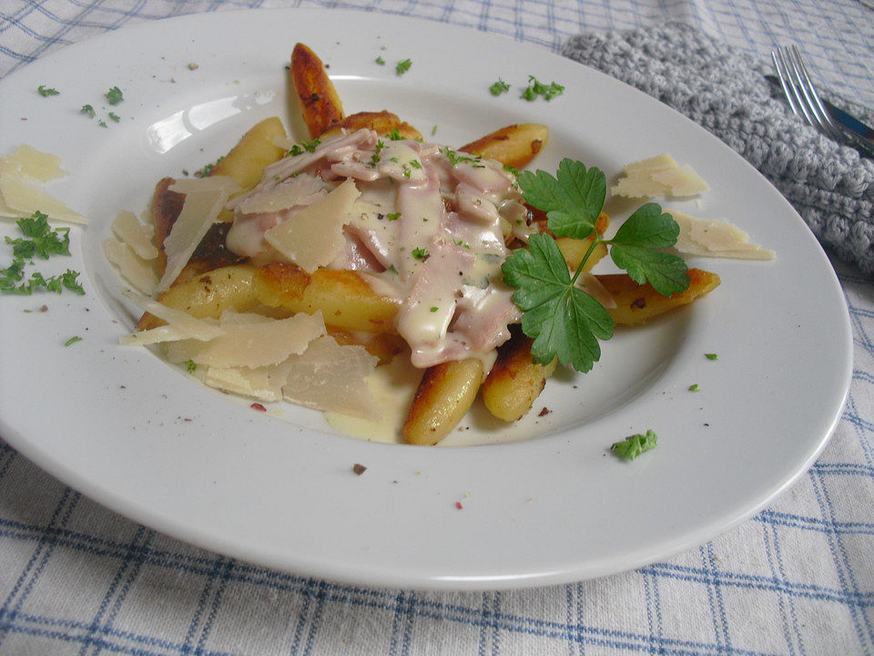 schupfnudeln in kase knoblauch sauce von tinchen1903 chefkoch