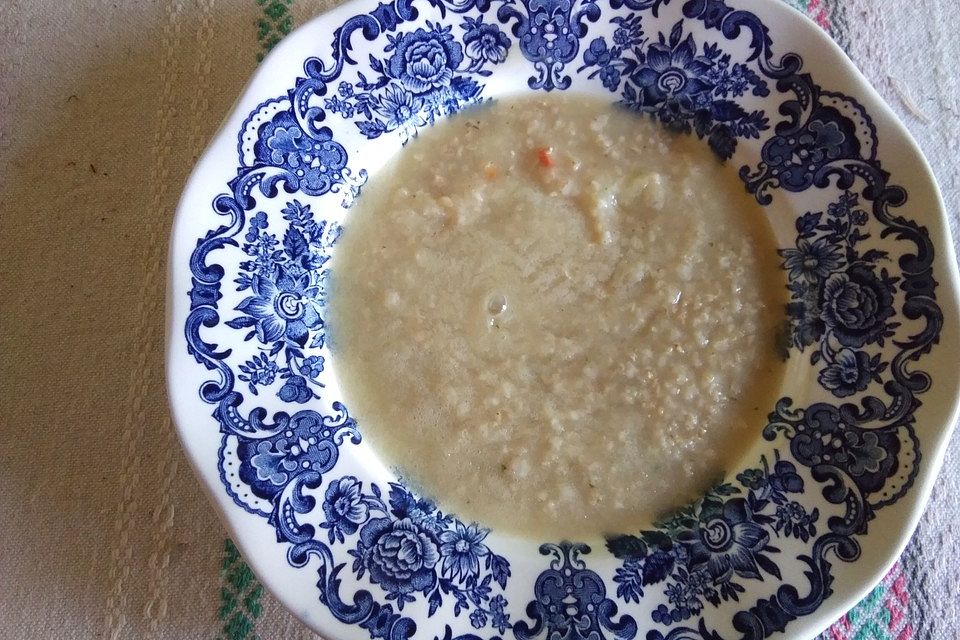 Haferschleimsuppe ohne Ei Haferschleimsuppe ohne Ei