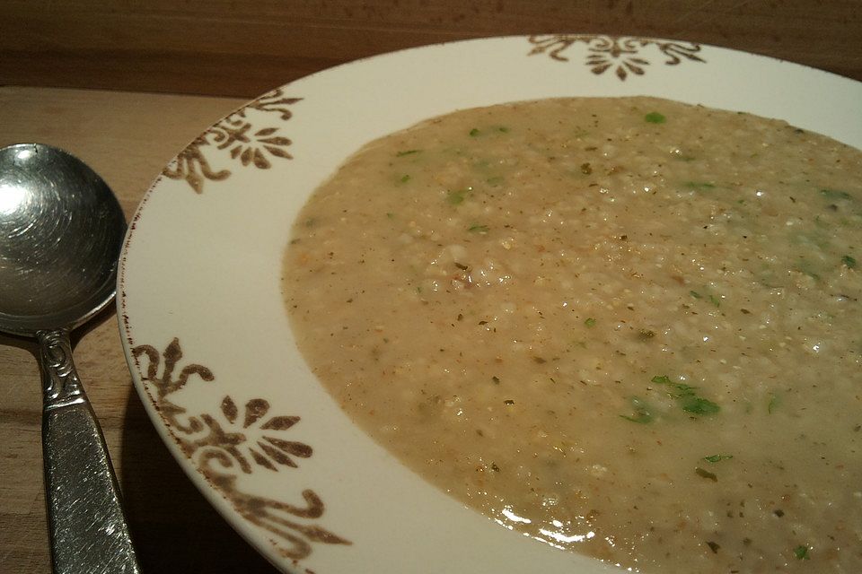 Haferschleimsuppe ohne Ei Haferschleimsuppe ohne Ei