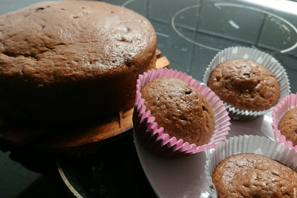 Schoko-Schock-Muffins ohne Ei