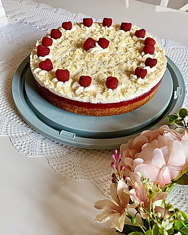 Himbeer-Vanille-Torte