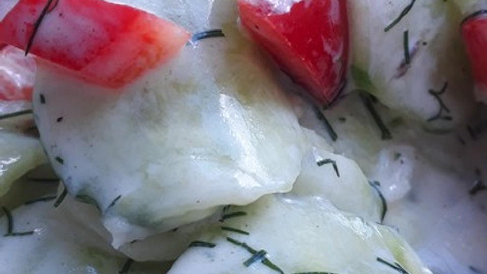 Gurkensalat auf griechische Art von saturn2