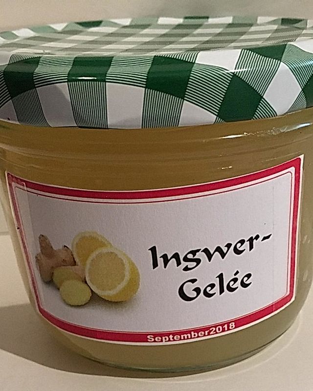 Ingwer-Zitronen-Gelee
