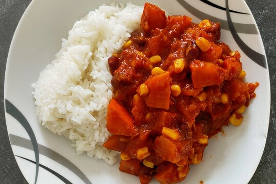 Chili con Kürbis