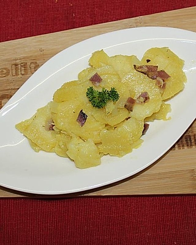 Kartoffelsalat mit Knoblauch