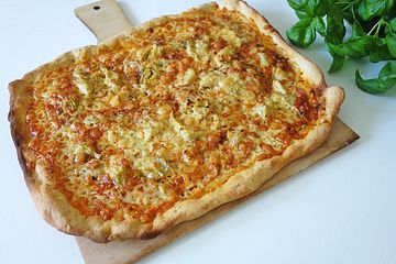 Italienischer Pizzateig mit Hartweizengrieß