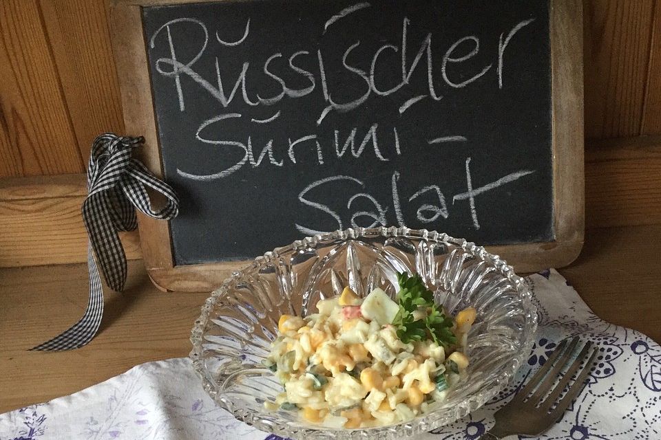 Russischer Surimi-Salat