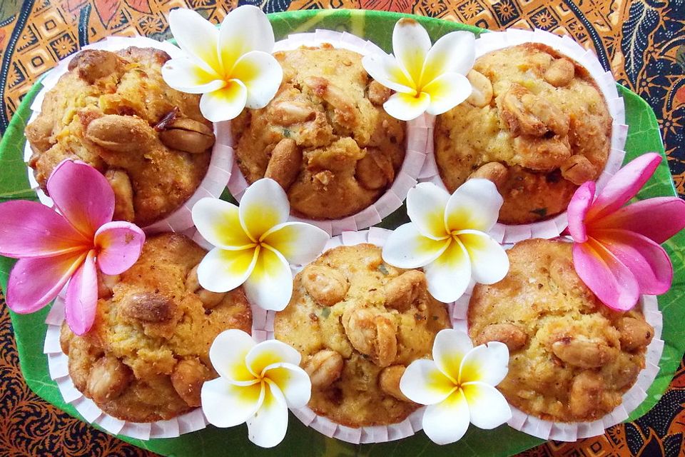 Orangen-Kokosnuss-Muffins mit Heilbohnen