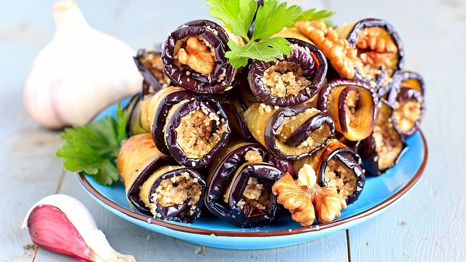 Aubergine mit Walnusspaste von teia_gogo