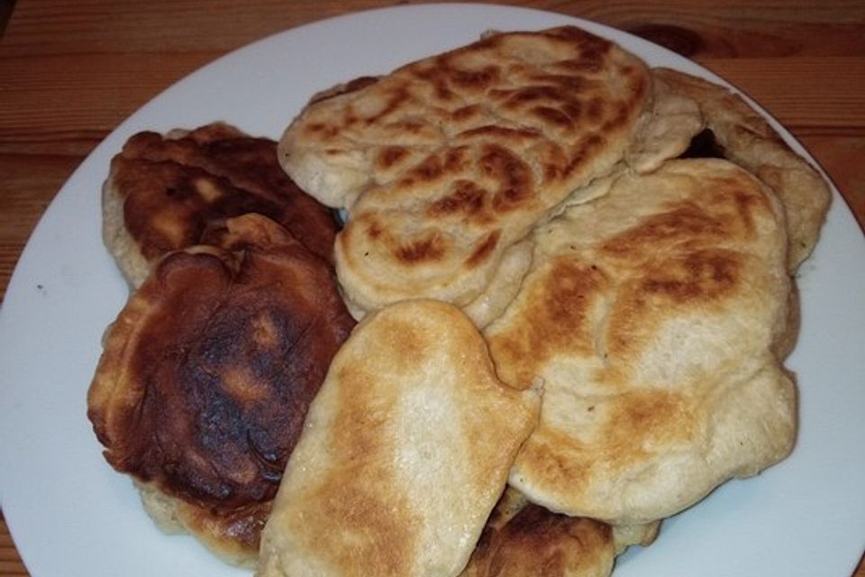 Pfannenbrot ohne Hefe Pfannenbrot ohne Hefe