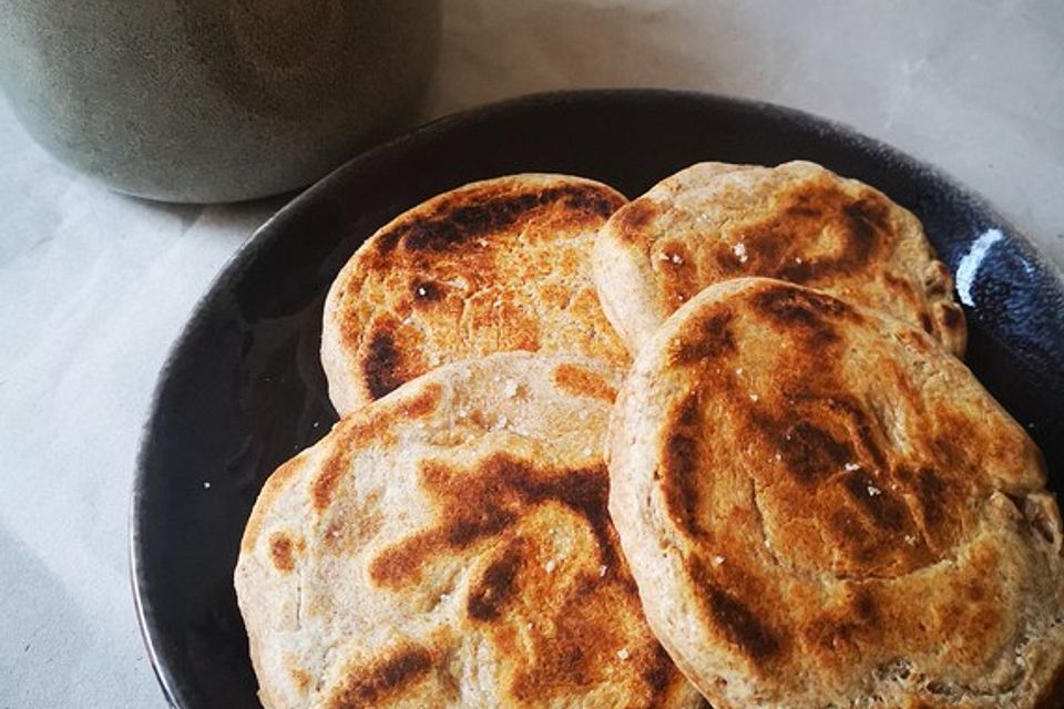 Pfannenbrot ohne Hefe Pfannenbrot ohne Hefe