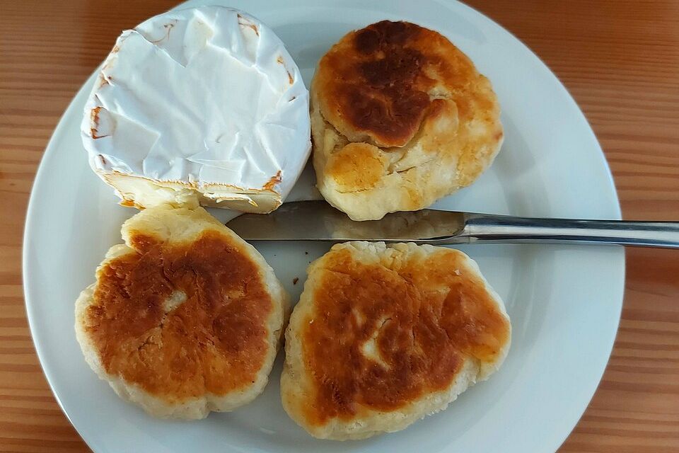 Pfannenbrot ohne Hefe Pfannenbrot ohne Hefe