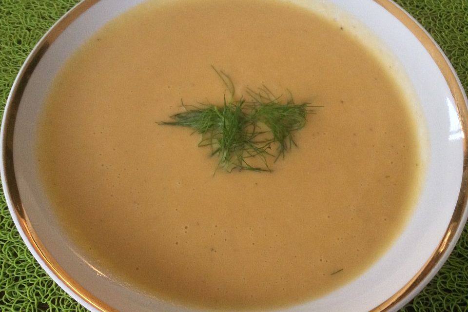 Fenchel-Süßkartoffel-Cremesuppe