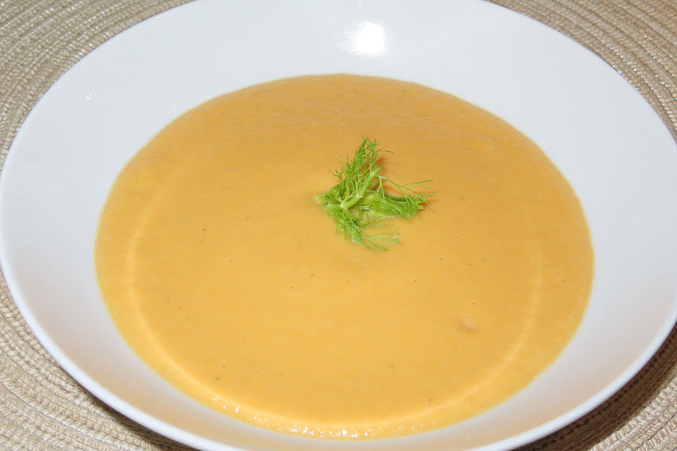 Fenchel-Süßkartoffel-Cremesuppe