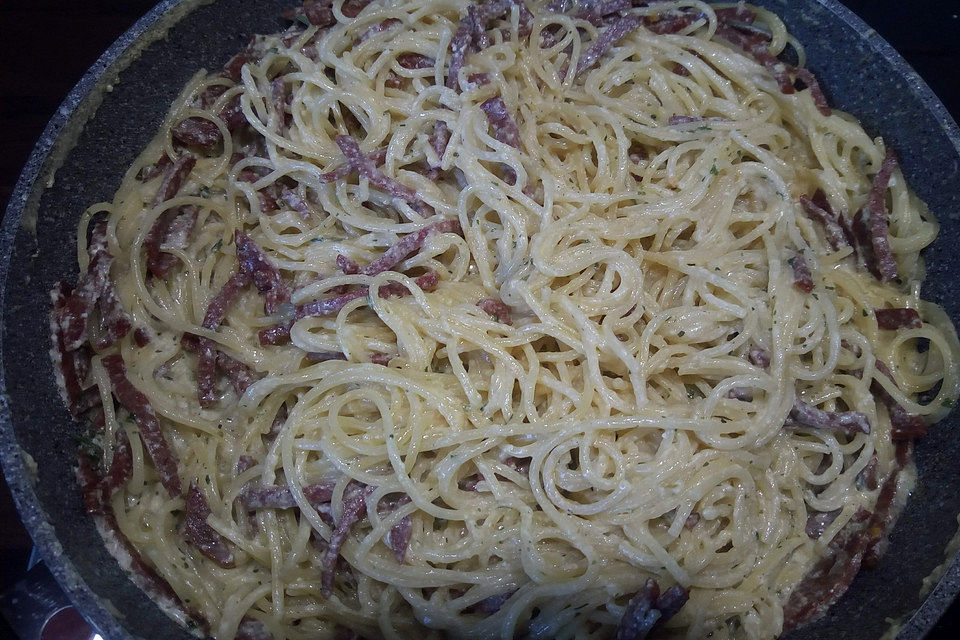 Spaghetti "Turkish Style" mit Sucuk