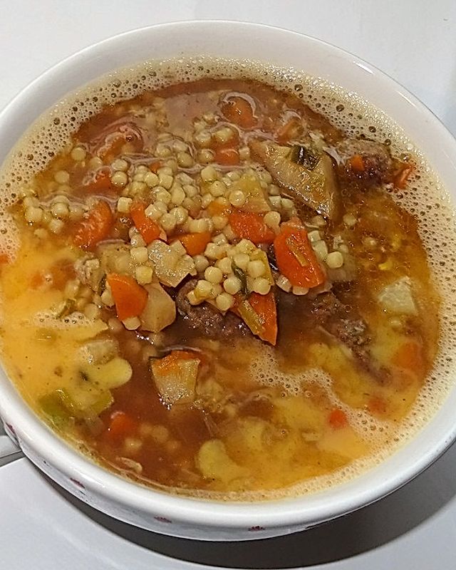 Rinderhackbällchen-Suppe à la Didi