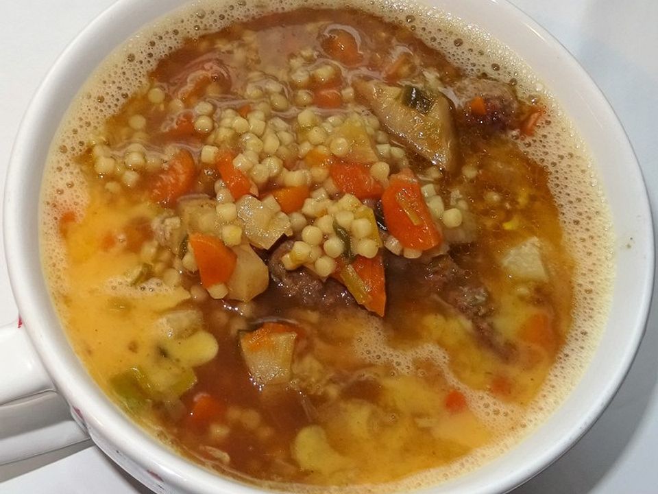 Rinderhackbällchen-Suppe à la Didi von dieterfreundt| Chefkoch