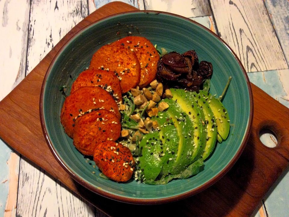 Rucola Susskartoffel Bowl Von Energybird Chefkoch