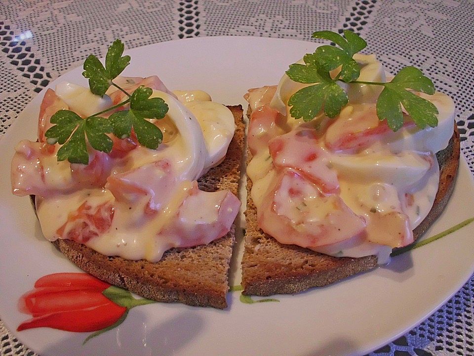 Superschneller Tomaten - Eier - Salat von floo| Chefkoch