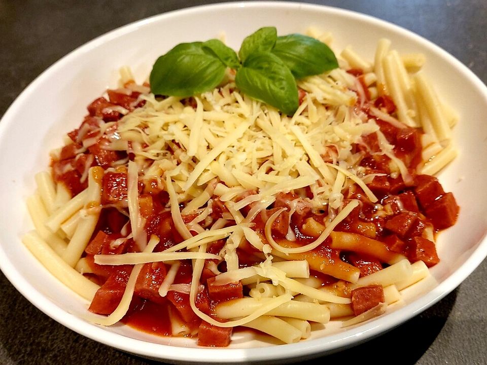 Tomatensoße mit Jagdwurst von gizmo0956| Chefkoch