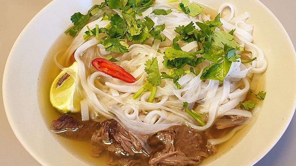 Pho Bo Vietnamesische Rindfleischsuppe Chefkoch 