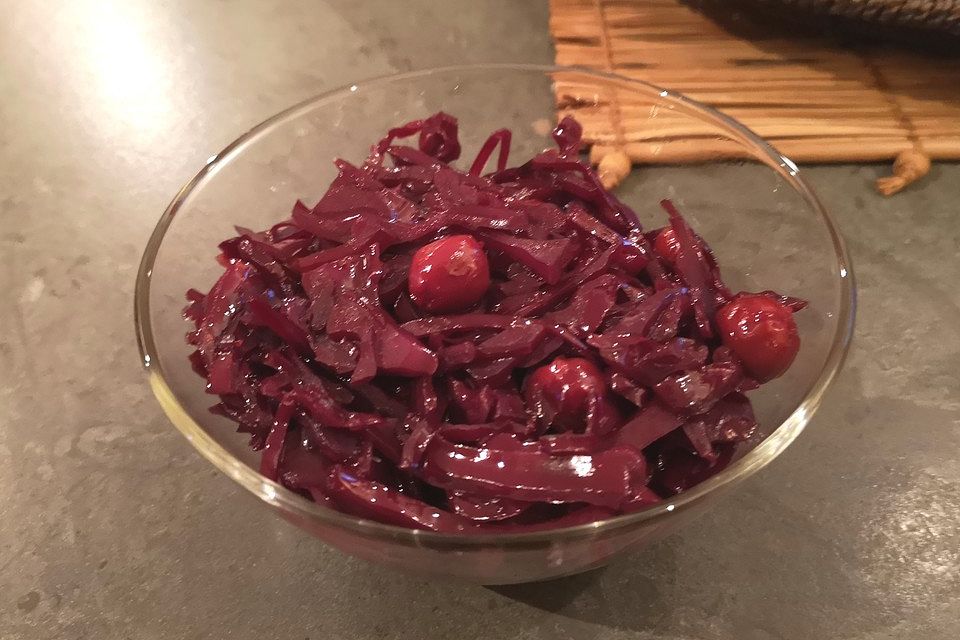 Kirsch-Rotkohl mit Biss